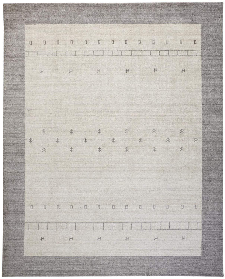 Feizy Feizy Legacy Contemporary Gebbah Rug - Beige & Warm Gray - Available in 6 Sizes 3'-6" x 5'-6" 9836577FBGE000C50