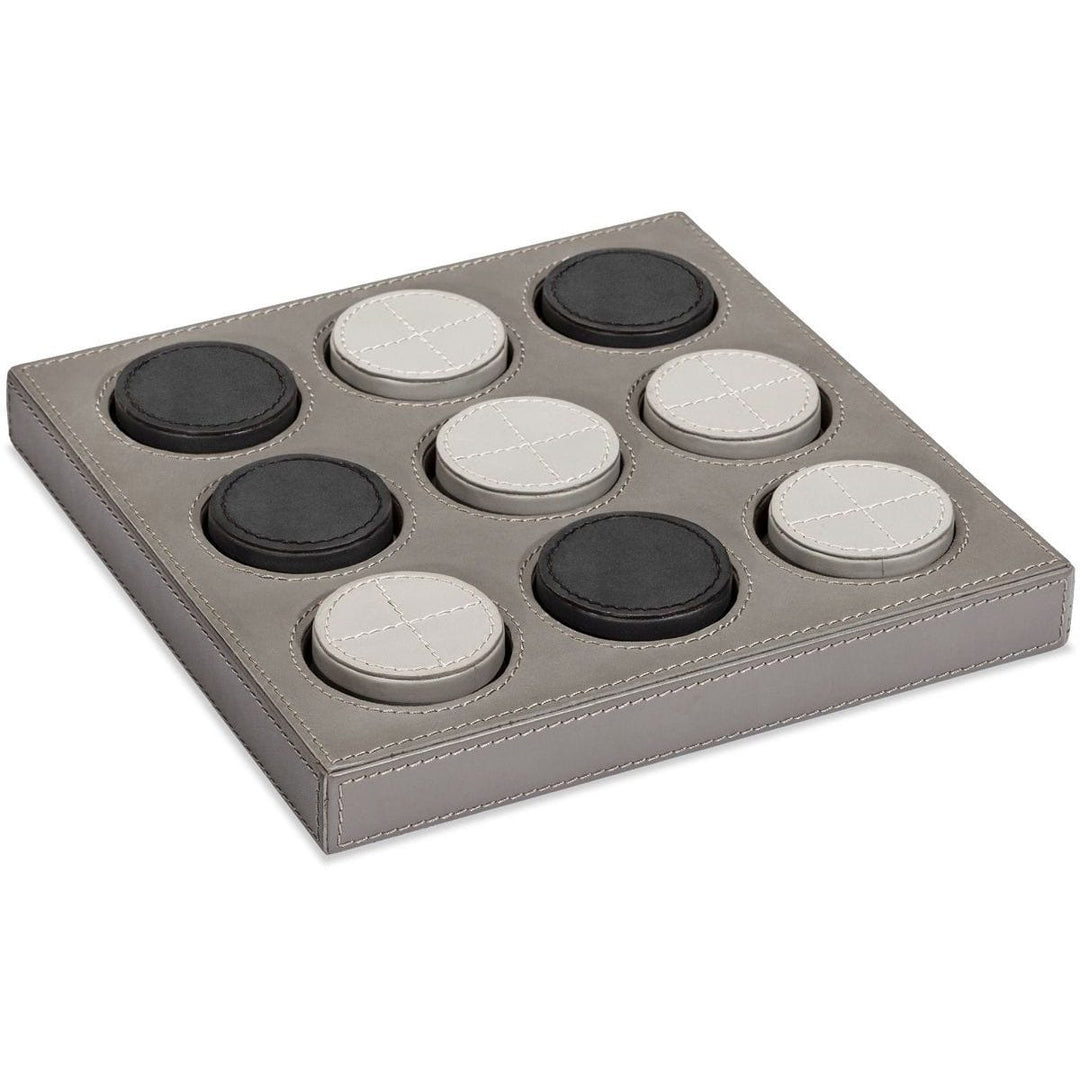 Interlude Home Interlude Home Knox Tic Tac Toe Set - Light Grey - Fossil - Charcoal 998038