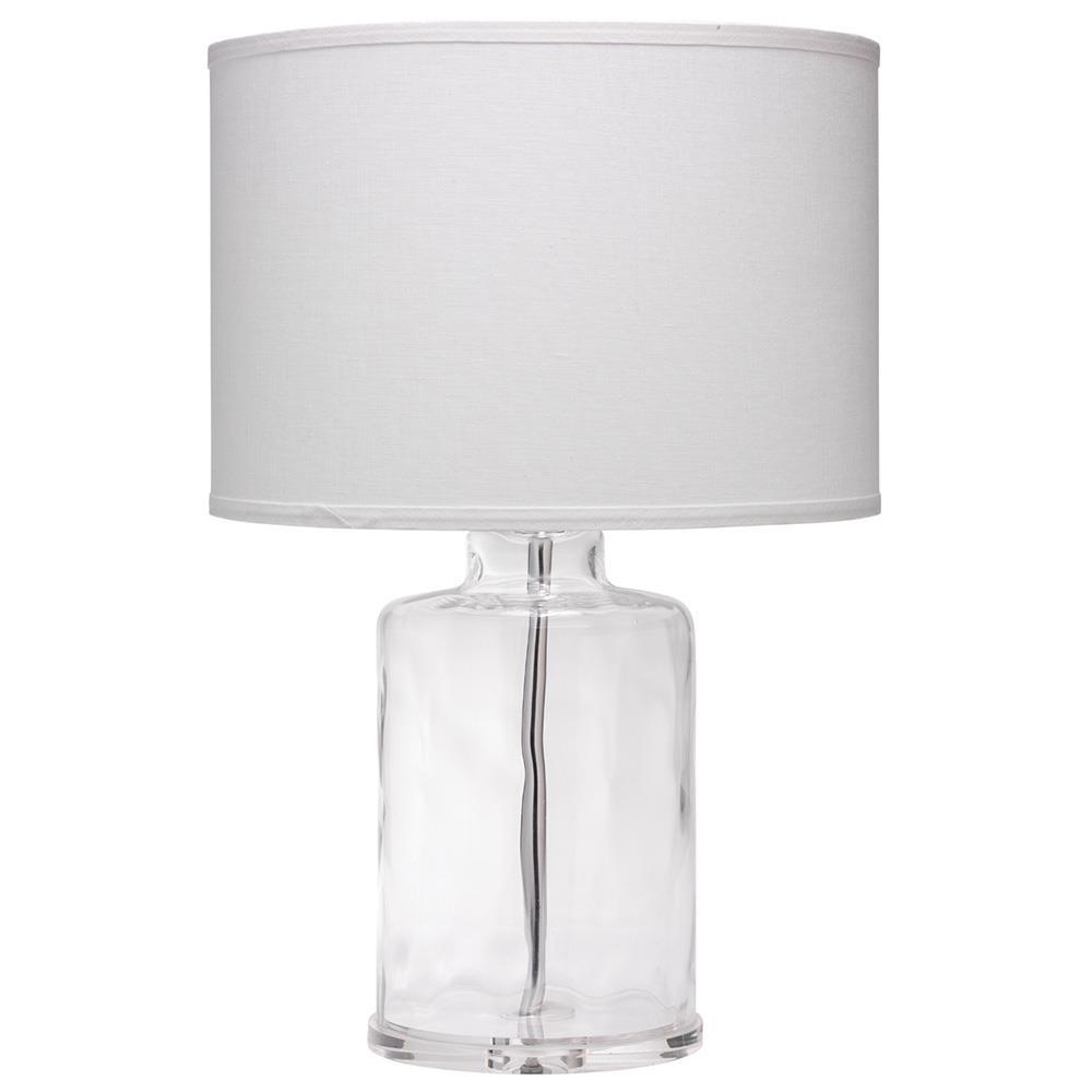 Jamie Young Jamie Young Napa Table Lamp in Clear Hammered Glass 9NAPACLD131C
