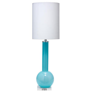Jamie Young Jamie Young Studio Table Lamp in Powder Blue Glass 9STUDPBD131T