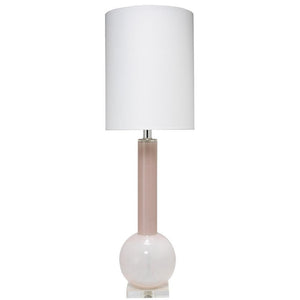 Jamie Young Jamie Young Studio Table Lamp in Petal Pink Glass 9STUDPPD131T
