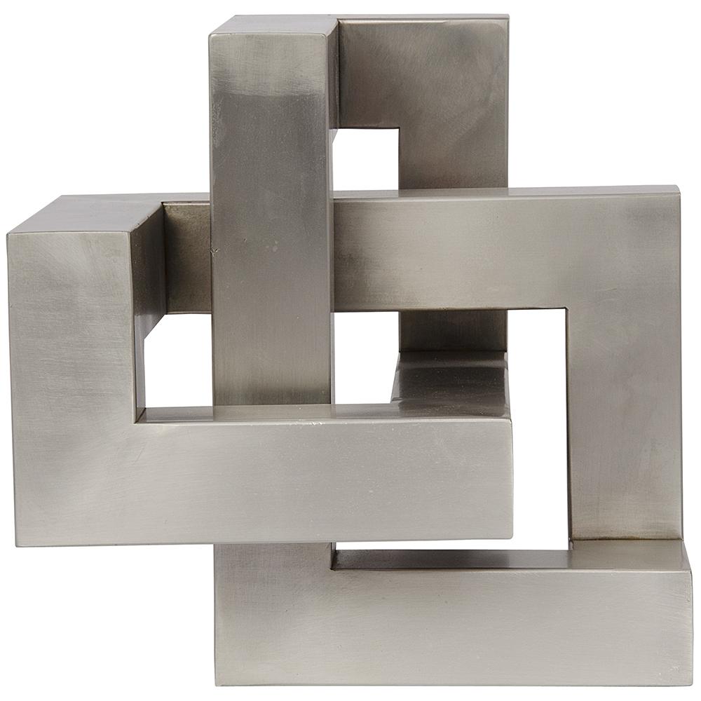 Illusion Object Silver Sculpture