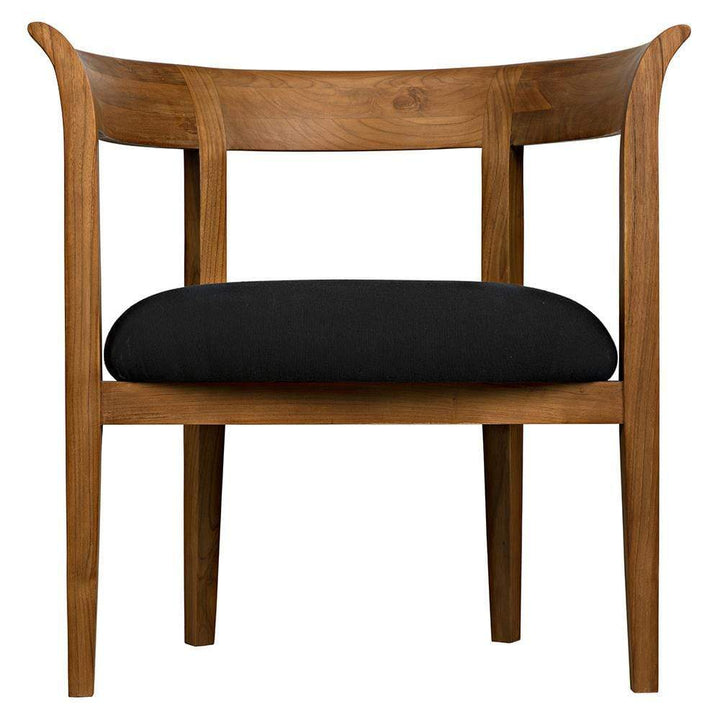 Waylon Club Chair - Brown & Black