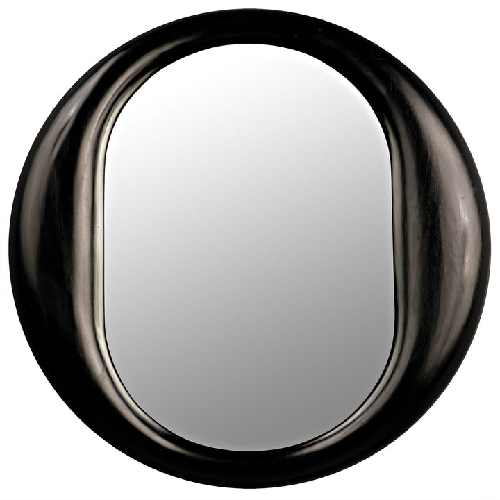 Alodie Mirror - Charcoal Black