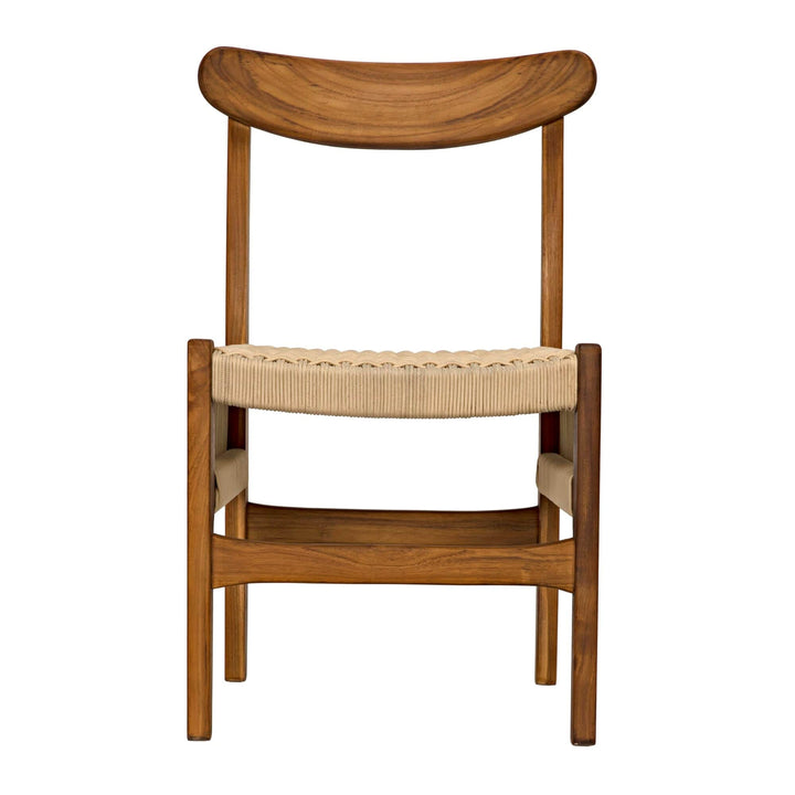 Viola Chair - Teak with Woven Rope