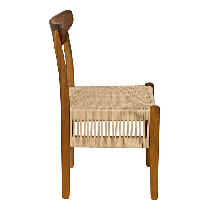 Viola Chair - Teak with Woven Rope