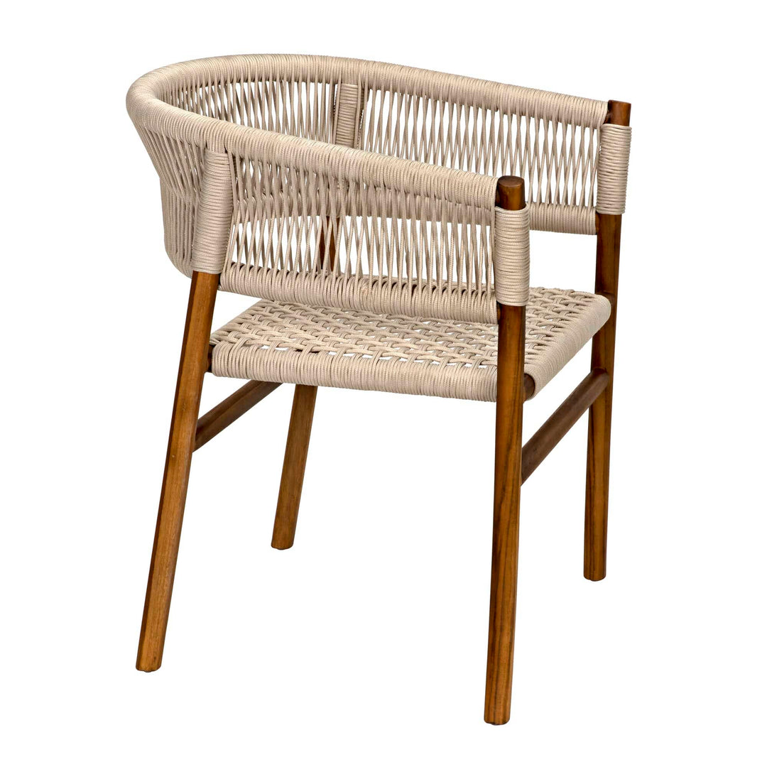 Cantili Chair - Teak with Woven Rope