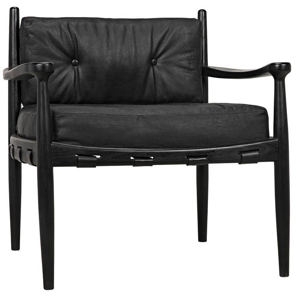 Heath Black Lounge Chair