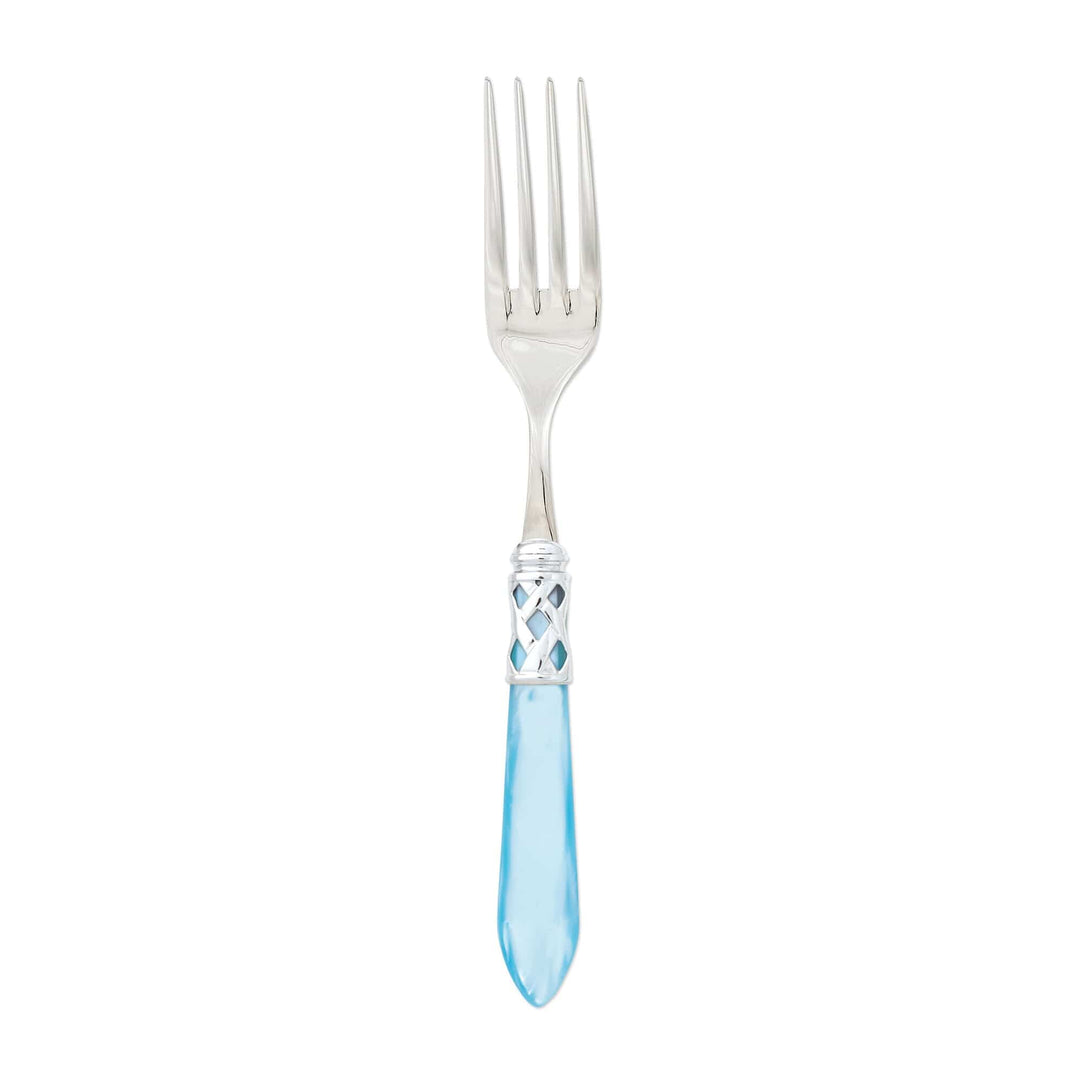 Vietri Vietri Aladdin Serving Fork - Available in 20 Colors Brilliant Light Blue ALD-9805LB-B