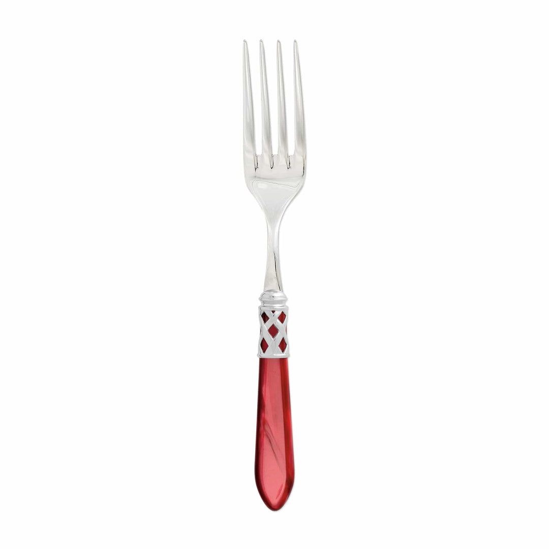 Vietri Vietri Aladdin Serving Fork - Available in 20 Colors Brilliant Red ALD-9805R-B