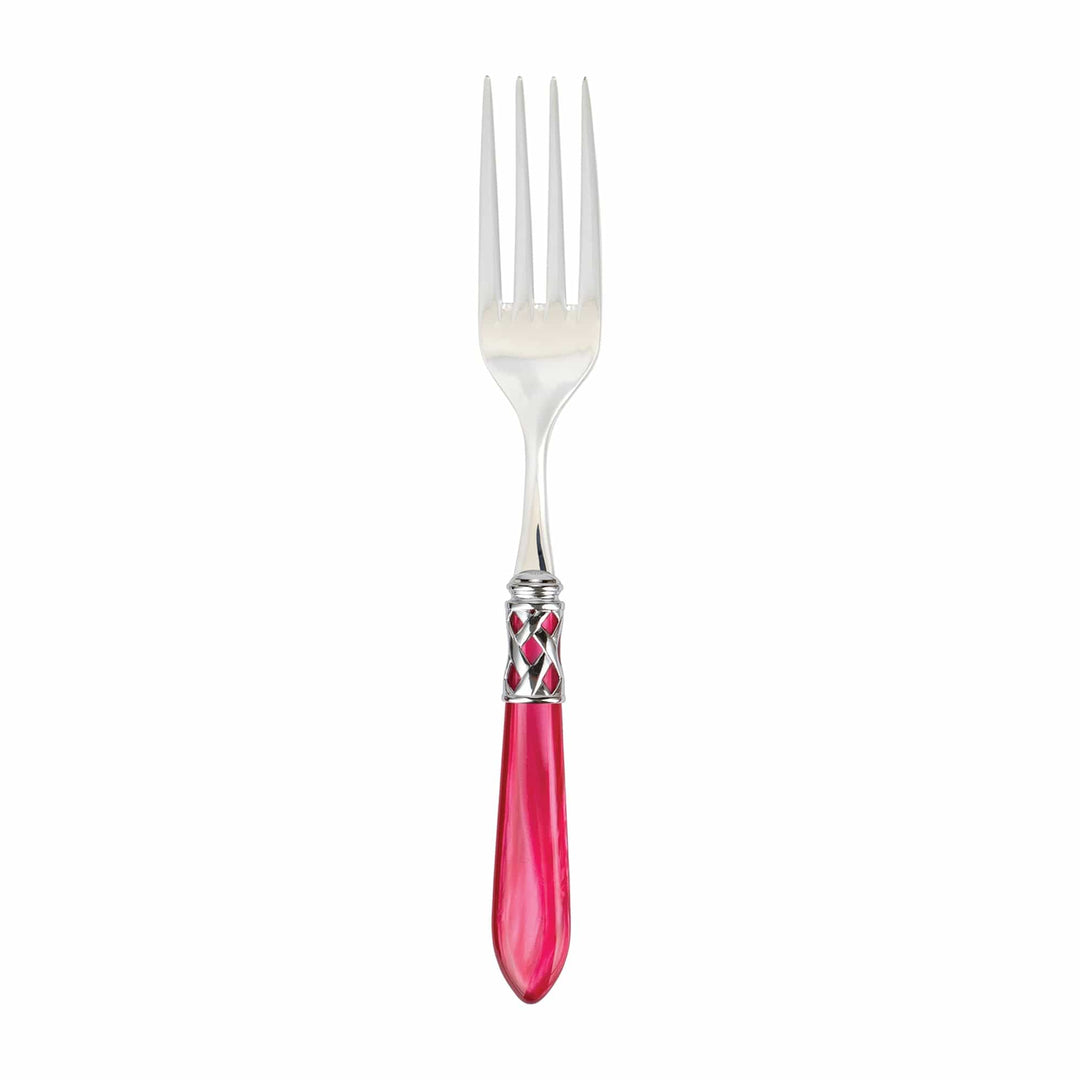 Vietri Vietri Aladdin Serving Fork - Available in 20 Colors Brilliant Raspberry ALD-9805RB-B