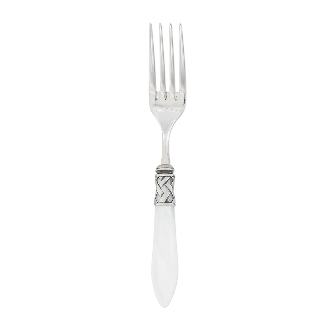 Vietri Vietri Aladdin Serving Fork - Available in 20 Colors Antique White ALD-9805W