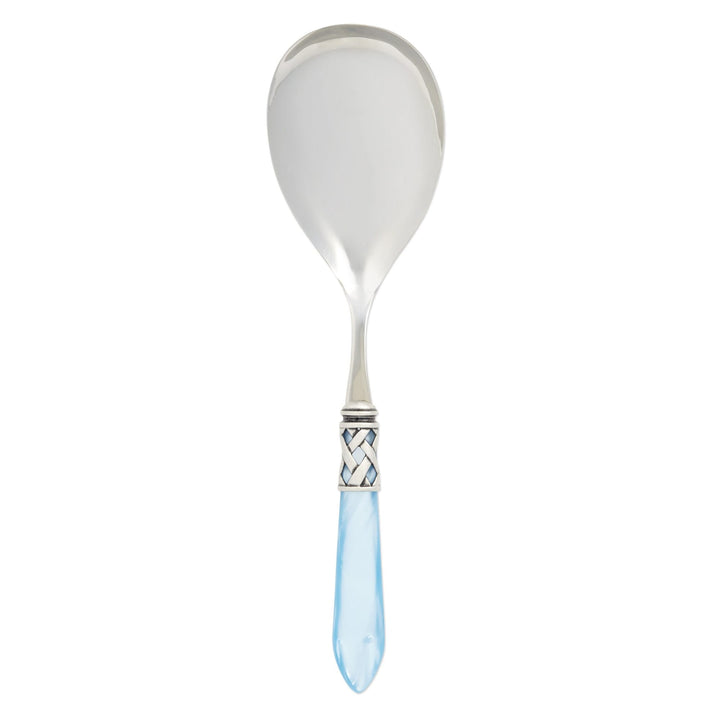 Vietri Vietri Aladdin Serving Spoon - Available in 18 Colors Antique Light Blue ALD-9806LB