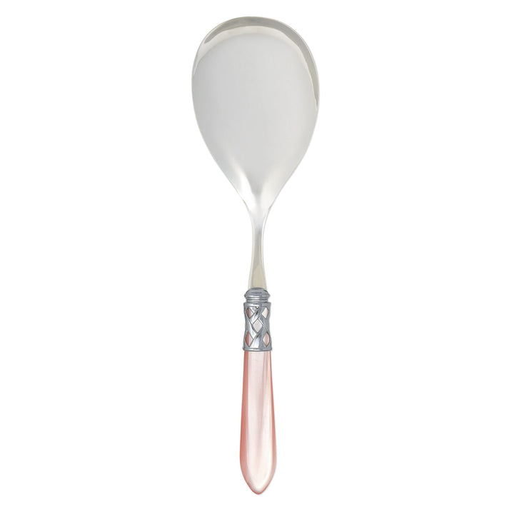 Vietri Vietri Aladdin Serving Spoon - Available in 18 Colors Brilliant Light Pink ALD-9806LP-B