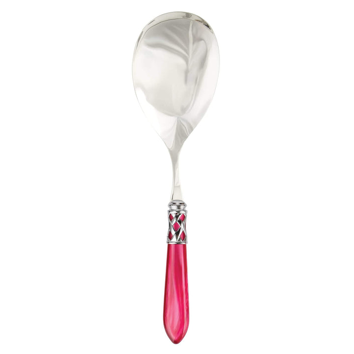 Vietri Vietri Aladdin Serving Spoon - Available in 18 Colors Brilliant Raspberry ALD-9806RB-B