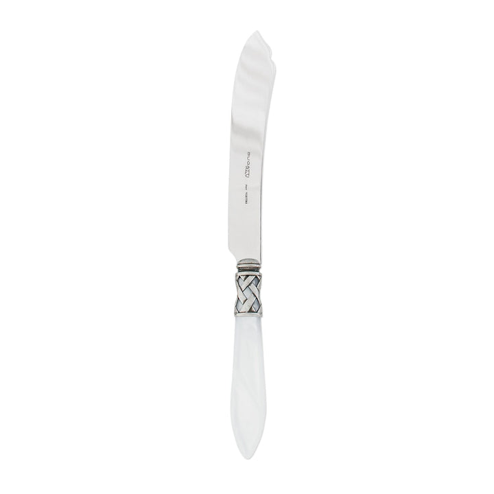 Vietri Vietri Aladdin Cake Knife - Available in 31 Colors Antique Clear ALD-9813CL