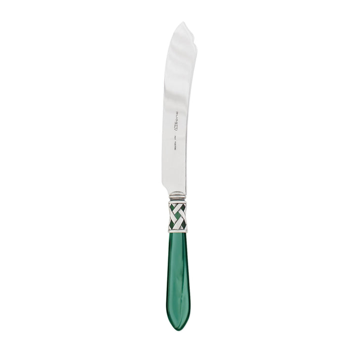 Vietri Vietri Aladdin Cake Knife - Available in 31 Colors Antique Green ALD-9813G