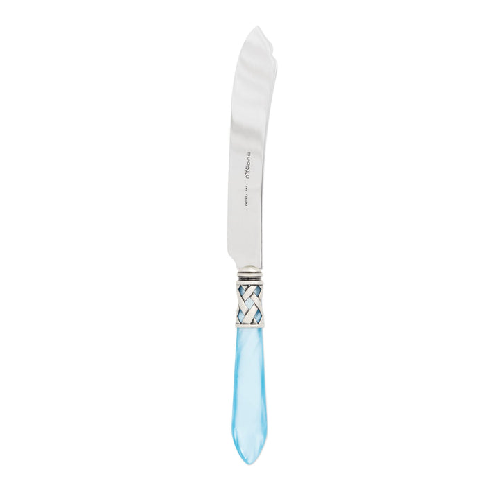 Vietri Vietri Aladdin Cake Knife - Available in 31 Colors Antique Light Blue ALD-9813LB