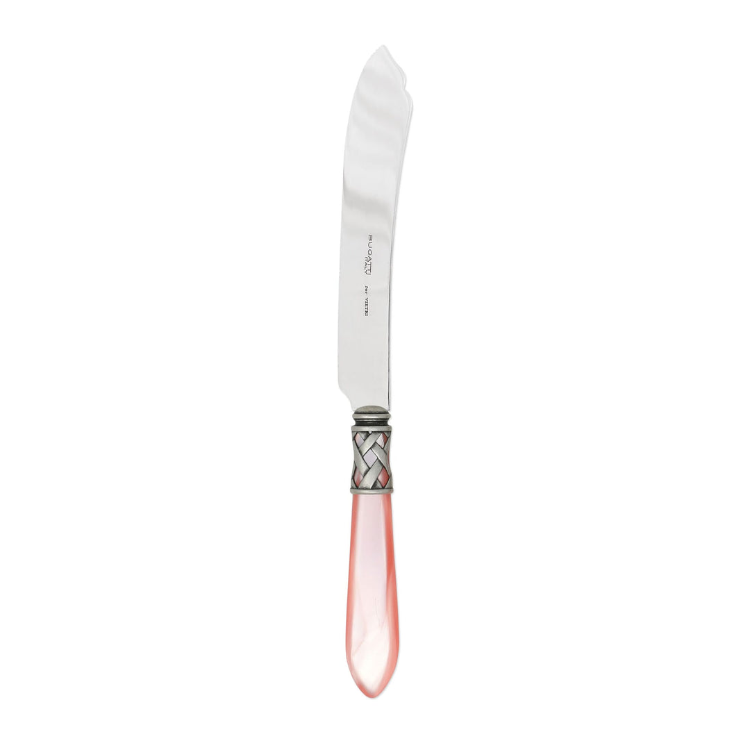 Vietri Vietri Aladdin Cake Knife - Available in 31 Colors Antique Light Pink ALD-9813LP