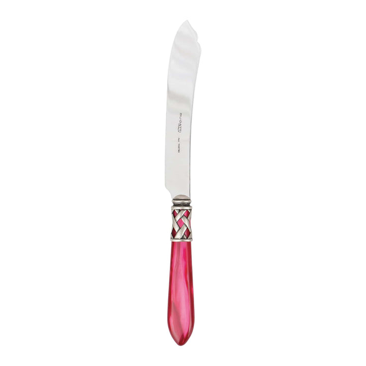 Vietri Vietri Aladdin Cake Knife - Available in 31 Colors Antique Raspberry ALD-9813RB
