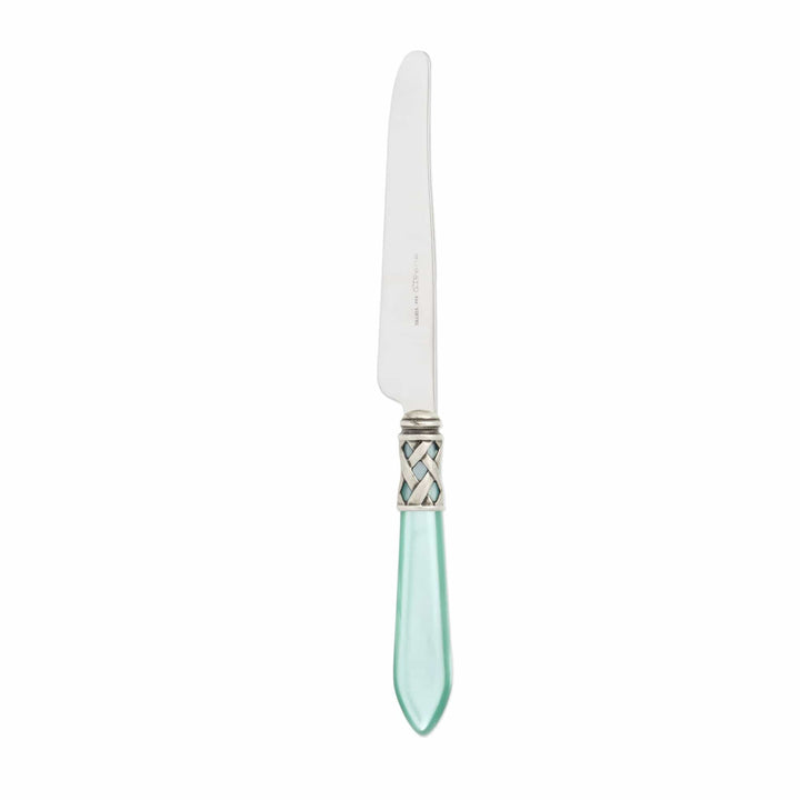 Vietri Vietri Aladdin Place Knife - Set of 4 - Available in 33 Colors Antique Aqua ALD-9853A