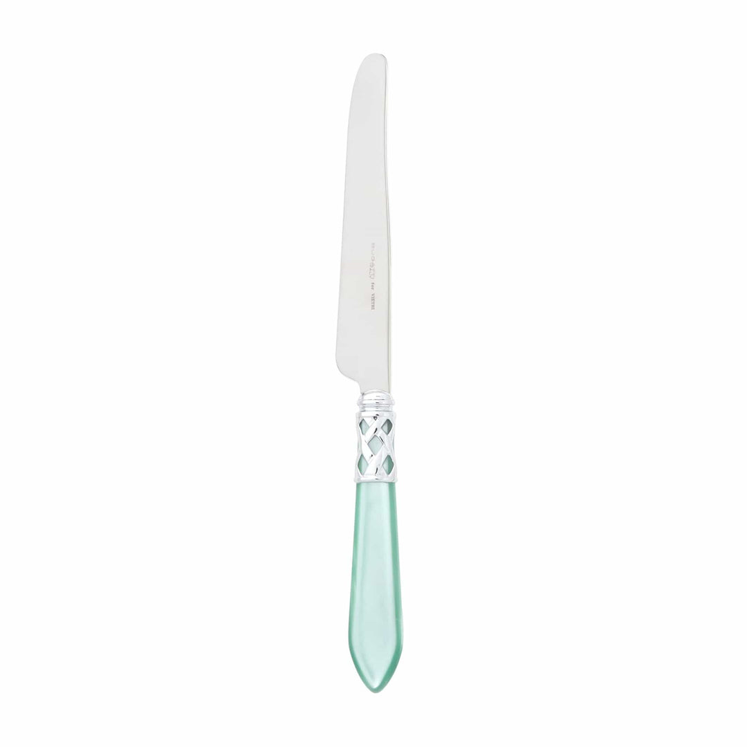 Vietri Vietri Aladdin Place Knife - Set of 4 - Available in 33 Colors Brilliant Aqua ALD-9853A-B