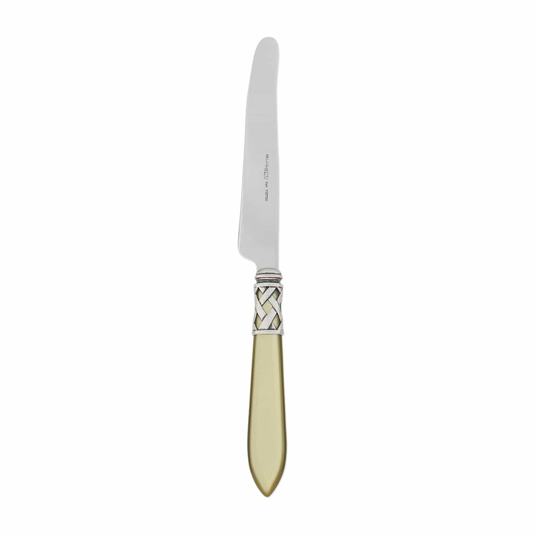 Vietri Vietri Aladdin Place Knife - Set of 4 - Available in 33 Colors Antique Chartreuse ALD-9853C