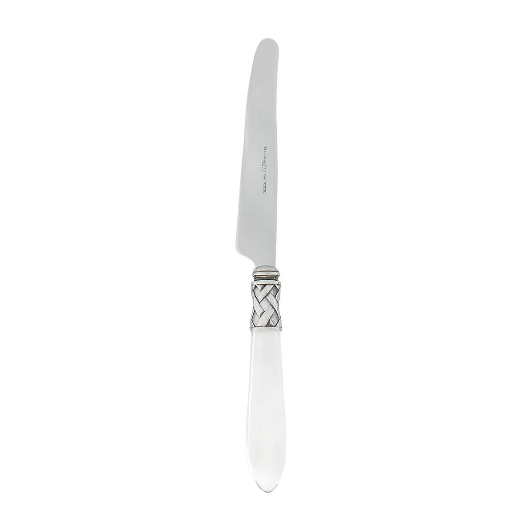 Vietri Vietri Aladdin Place Knife - Set of 4 - Available in 33 Colors Antique Clear ALD-9853CL