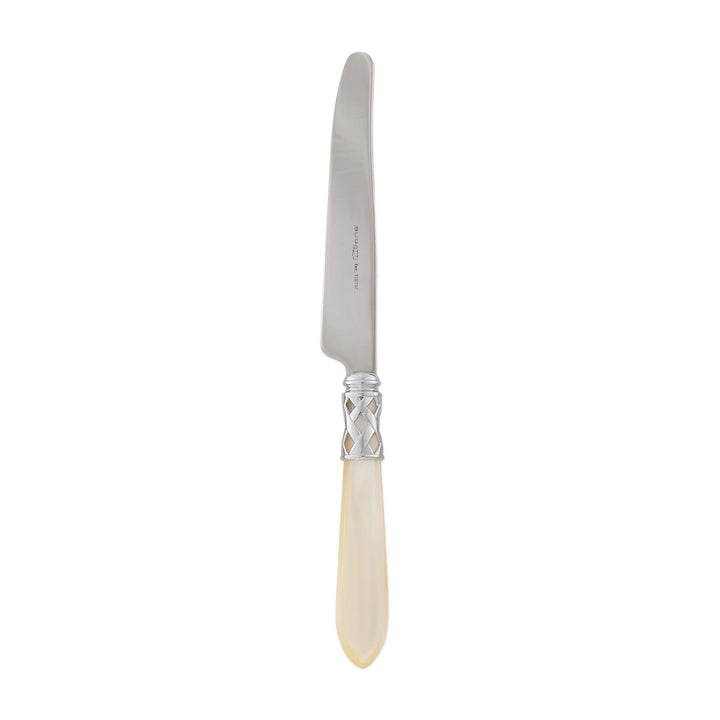 Vietri Vietri Aladdin Place Knife - Set of 4 - Available in 33 Colors Brilliant Ivory ALD-9853I-B