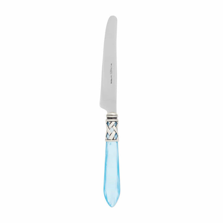 Vietri Vietri Aladdin Place Knife - Set of 4 - Available in 33 Colors Antique Light Blue ALD-9853LB