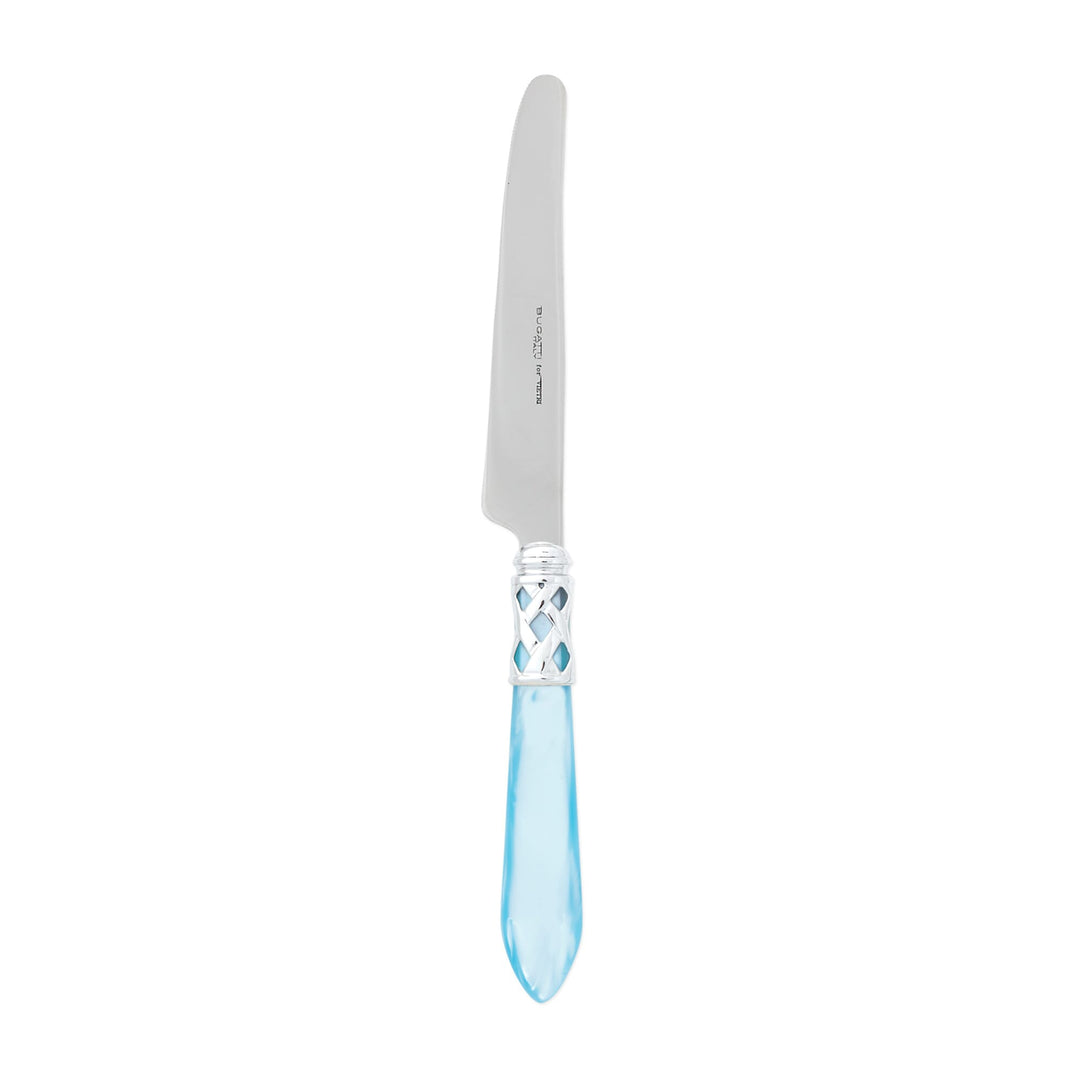 Vietri Vietri Aladdin Place Knife - Set of 4 - Available in 33 Colors Brilliant Light Blue ALD-9853LB-B