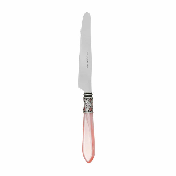 Vietri Vietri Aladdin Place Knife - Set of 4 - Available in 33 Colors Antique Light Pink ALD-9853LP