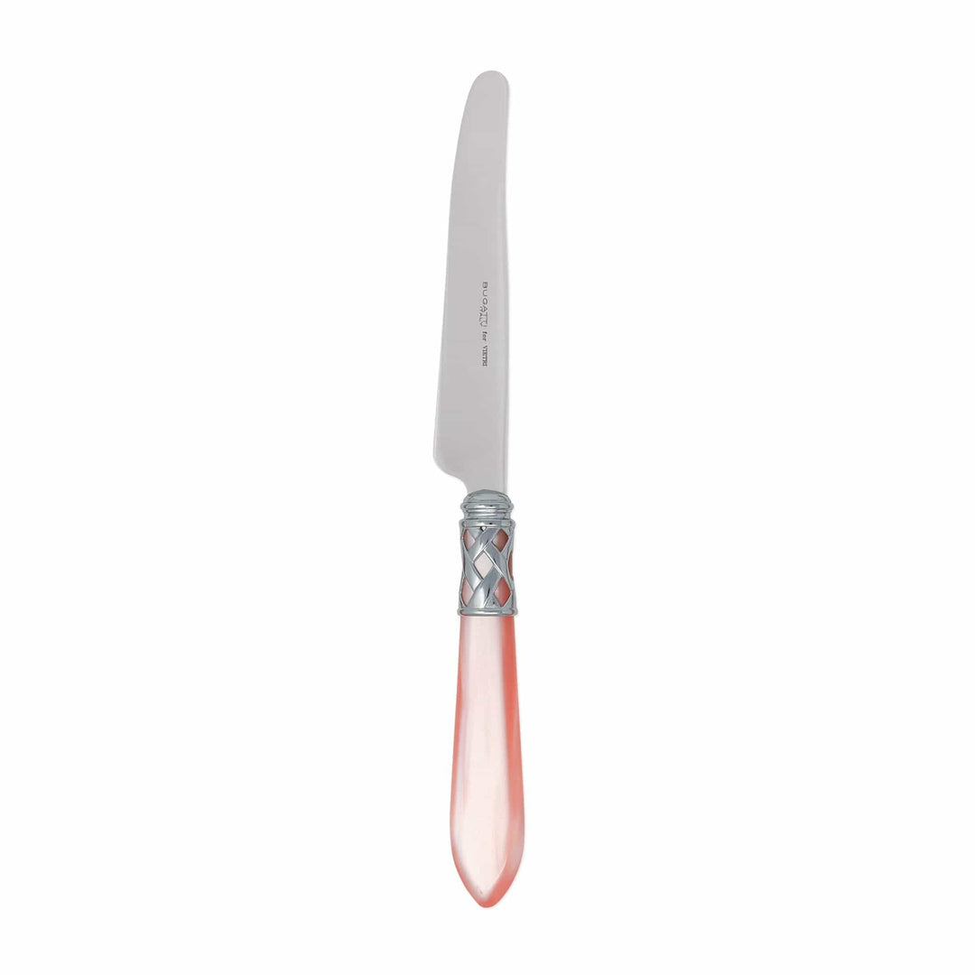 Vietri Vietri Aladdin Place Knife - Set of 4 - Available in 33 Colors Brilliant Light Pink ALD-9853LP-B