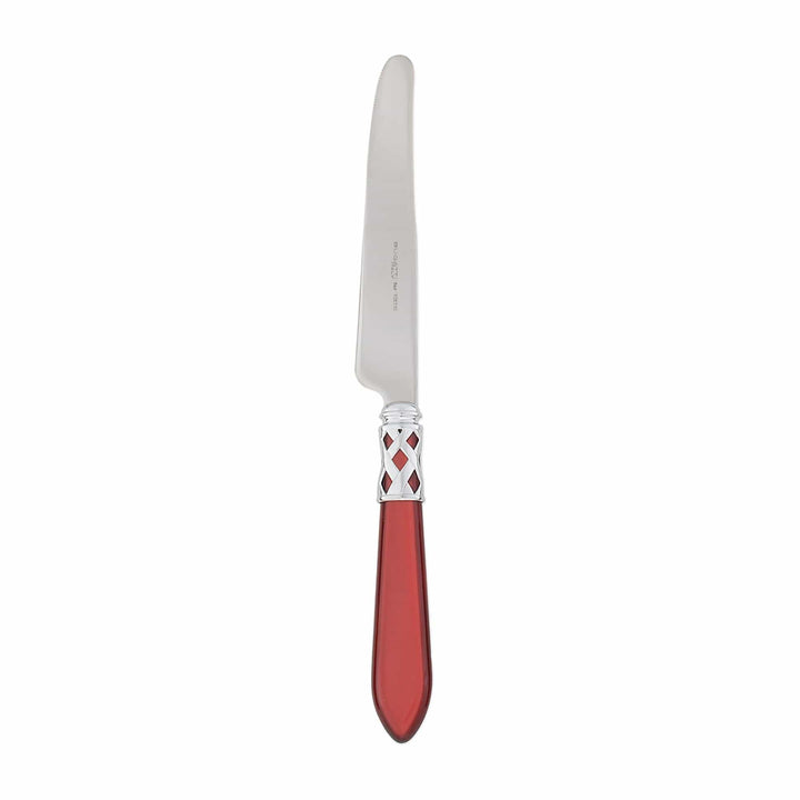 Vietri Vietri Aladdin Place Knife - Set of 4 - Available in 33 Colors Brilliant Red ALD-9853R-B