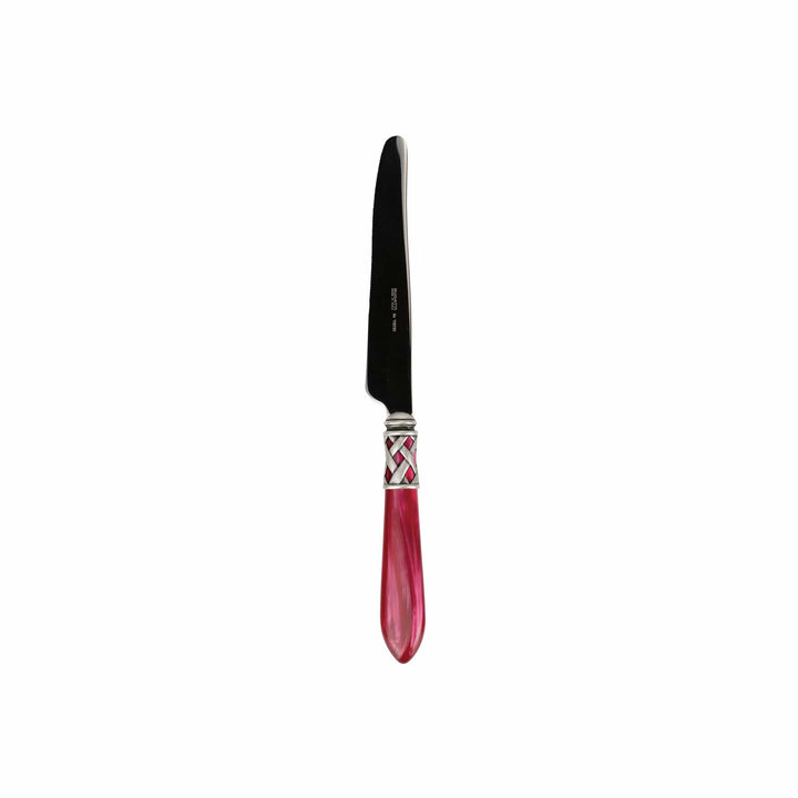 Vietri Vietri Aladdin Place Knife - Set of 4 - Available in 33 Colors Antique Raspberry ALD-9853RB