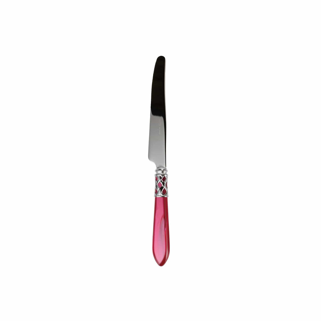 Vietri Vietri Aladdin Place Knife - Set of 4 - Available in 33 Colors Brilliant Raspberry ALD-9853RB-B