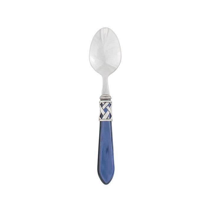 Vietri Vietri Aladdin Place Spoon - Set of 4 - Available in 33 Colors Antique Blue ALD-9854B