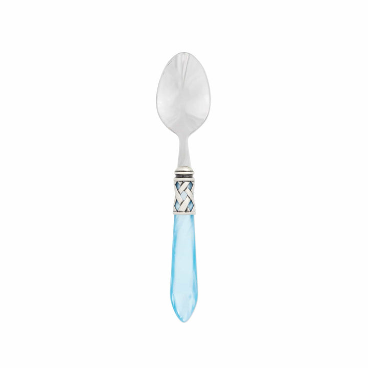 Vietri Vietri Aladdin Place Spoon - Set of 4 - Available in 33 Colors Antique Light Blue ALD-9854LB