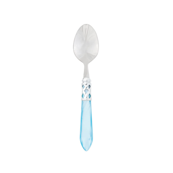 Vietri Vietri Aladdin Place Spoon - Set of 4 - Available in 33 Colors Brilliant Light Blue ALD-9854LB-B