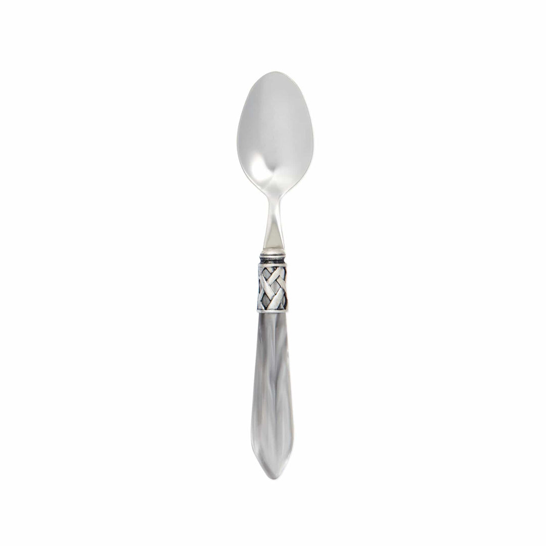Vietri Vietri Aladdin Place Spoon - Set of 4 - Available in 33 Colors Antique Light Gray ALD-9854LG