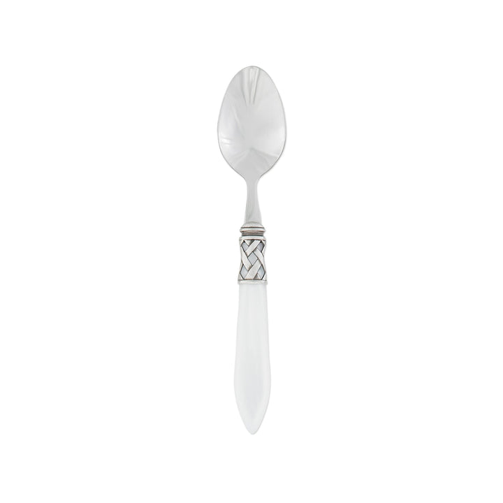 Vietri Vietri Aladdin Place Spoon - Set of 4 - Available in 33 Colors Antique White ALD-9854W