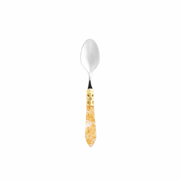 Vietri Vietri Aladdin Teaspoon - Set of 4 - Available in 21 Colors Brilliant Gold Fleck ALD-9855GO-BG