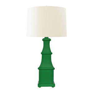 Worlds Away Handpainted Tiered Tole Table Lamp - Available in 4 Colors
