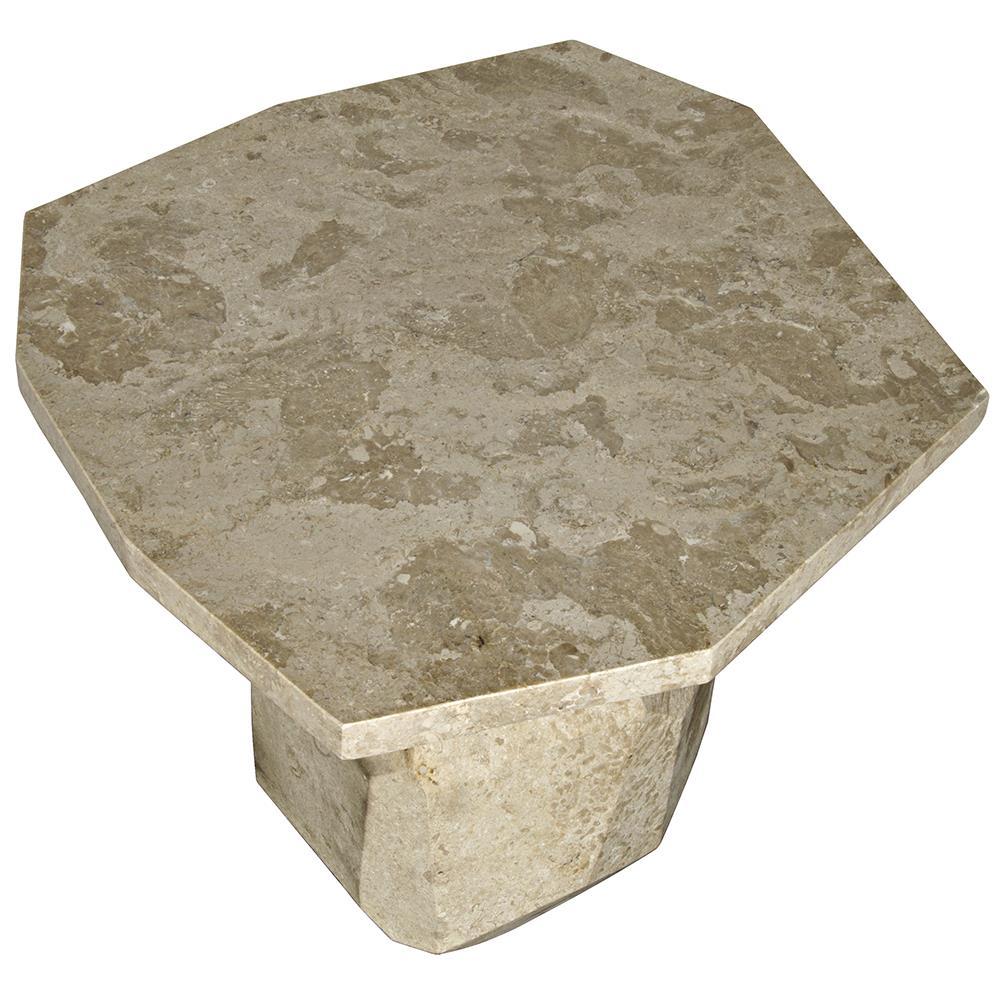 Perrin Side Table - White Marble