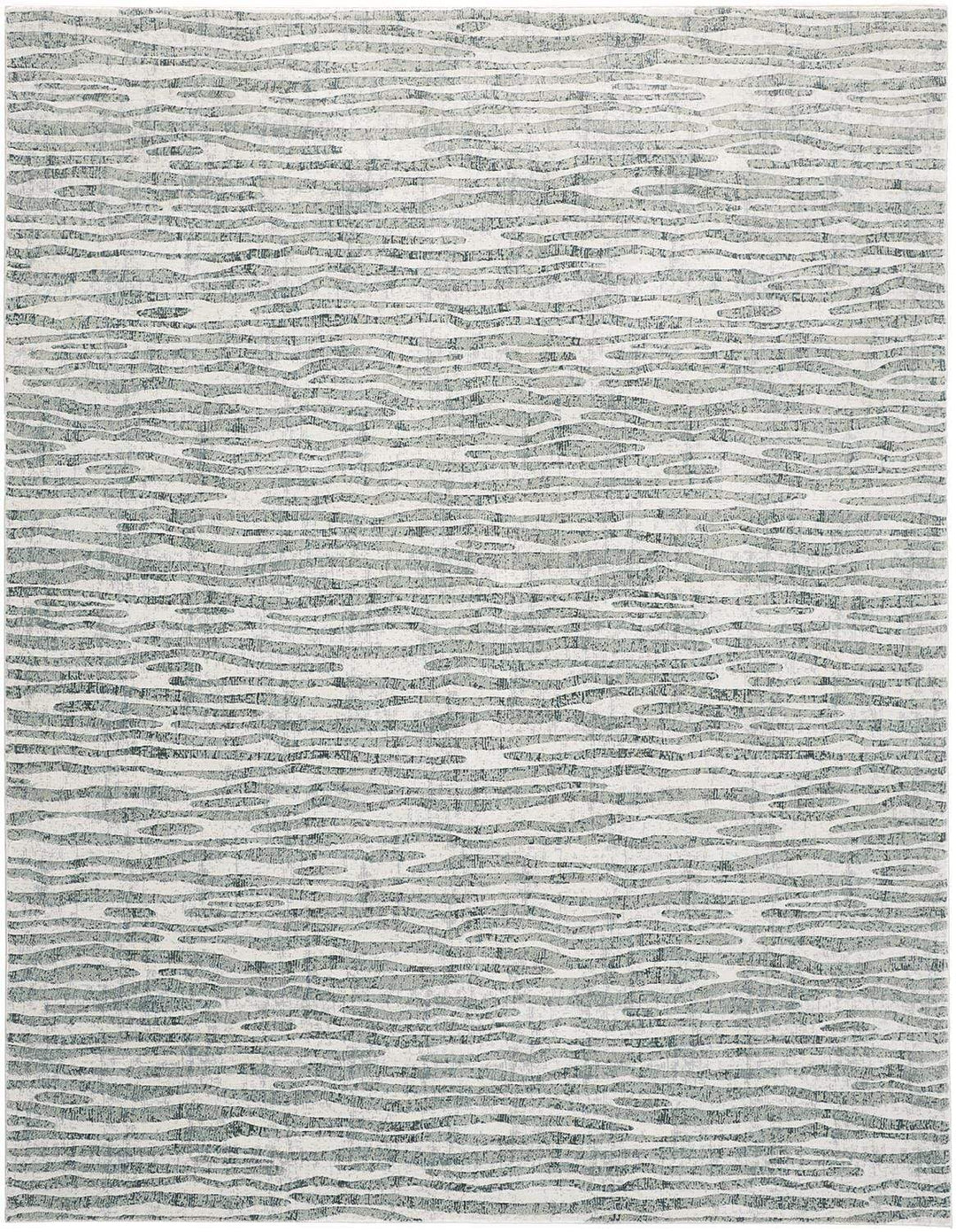 Feizy Feizy Atwell Contemporary Abstract Rug - Gray & Iceberg Green - Available in 7 Sizes 3' x 5' ATL3218FGRY000B00