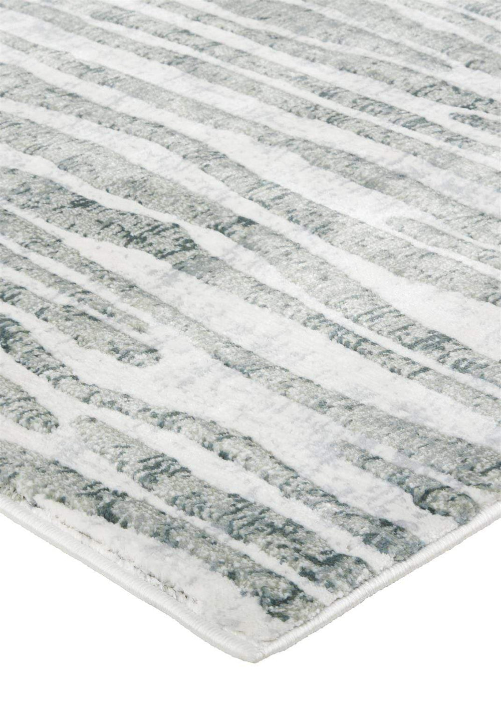 Feizy Feizy Atwell Contemporary Abstract Rug - Gray & Iceberg Green - Available in 7 Sizes