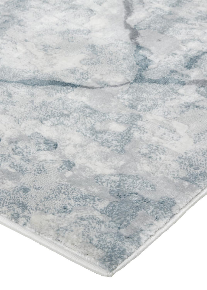 Feizy Feizy Atwell Contemporary Marbled Rug - Teal Blue & Gray - Available in 7 Sizes