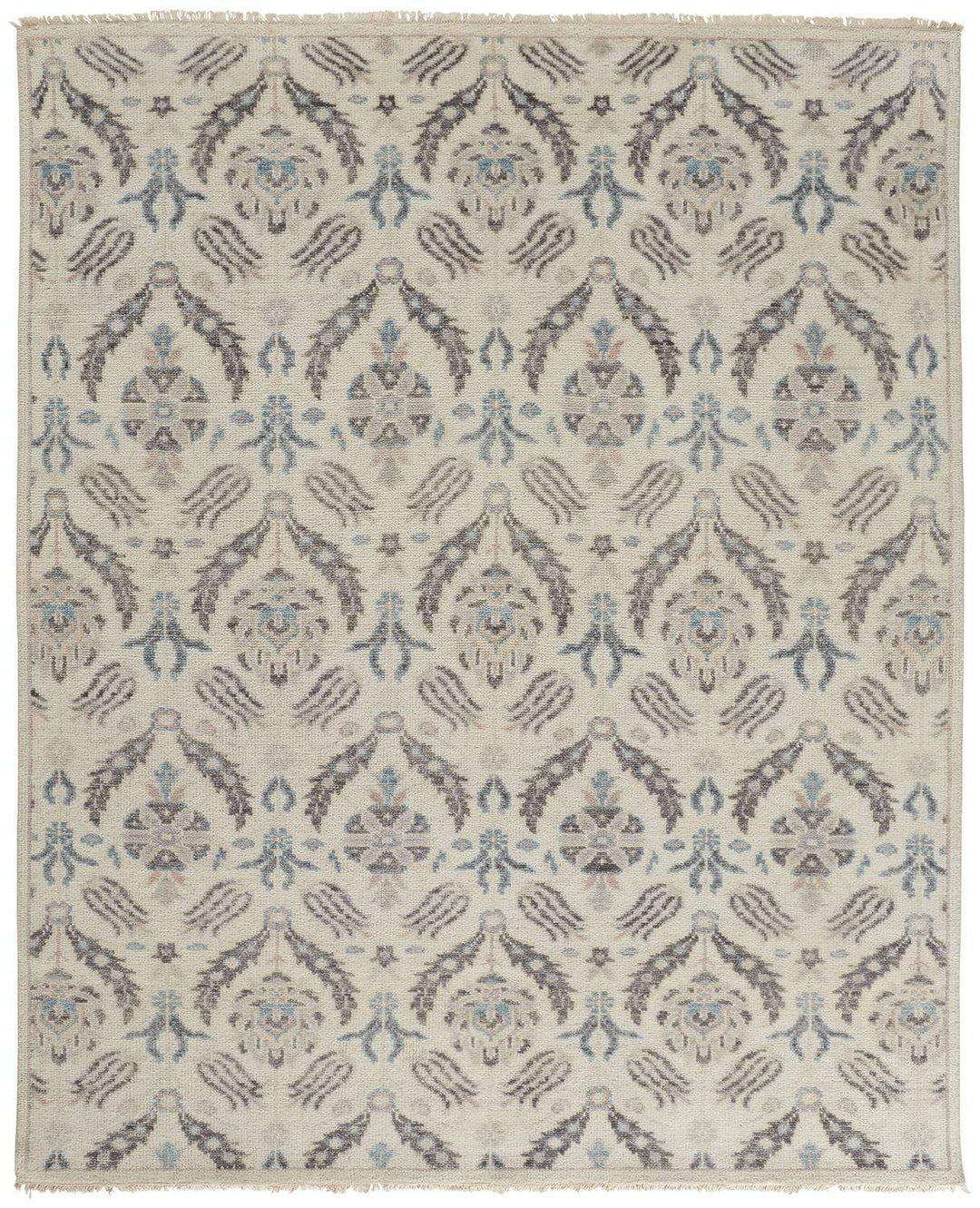 Feizy Feizy Beall Luxury Wool Arts and Crafts Rug - Beige - Available in 8 Sizes 3'-6" x 5'-6" BEA6711FBGE000C50