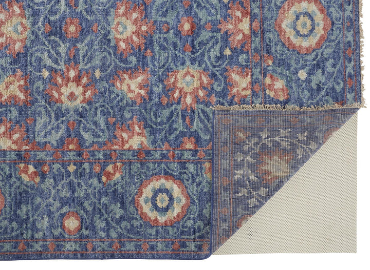 Feizy Feizy Beall Luxury Wool Ornamental Floral Rug - Blue - Available in 8 Sizes