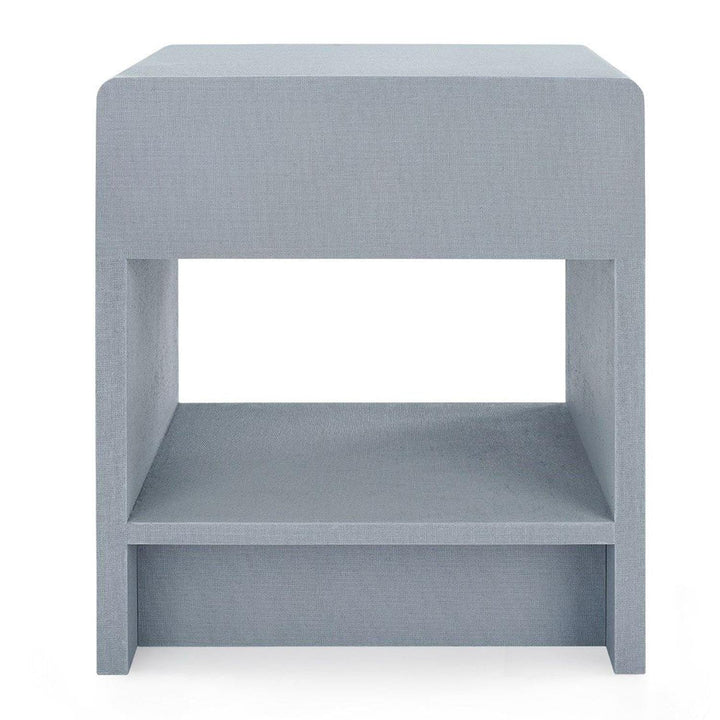 Kaju Linen 1-Drawer Side Table - Available in 3 Colors